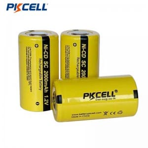 PKCELL NI-CD 1.2V SC 2000mAh újratölthető akkumulátor ipari akkumulátor