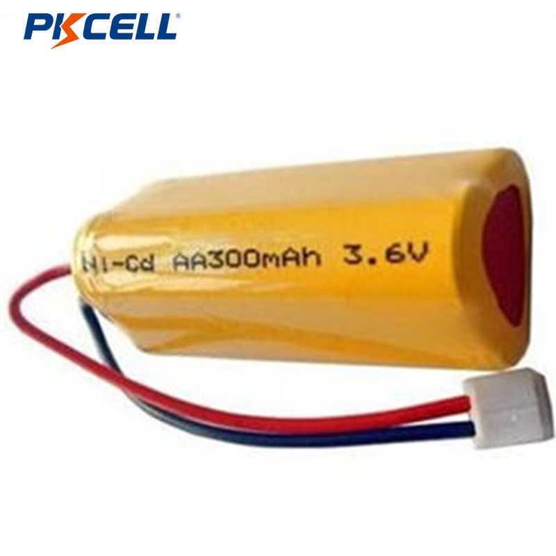 PKCELL NI-CD 3.6V AA 300mAh 충전식 배터리 팩