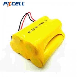 PKCELL NI-CD 6V AA 800mAh 900mAh Rechargeable Battery Pack OEM/ODM