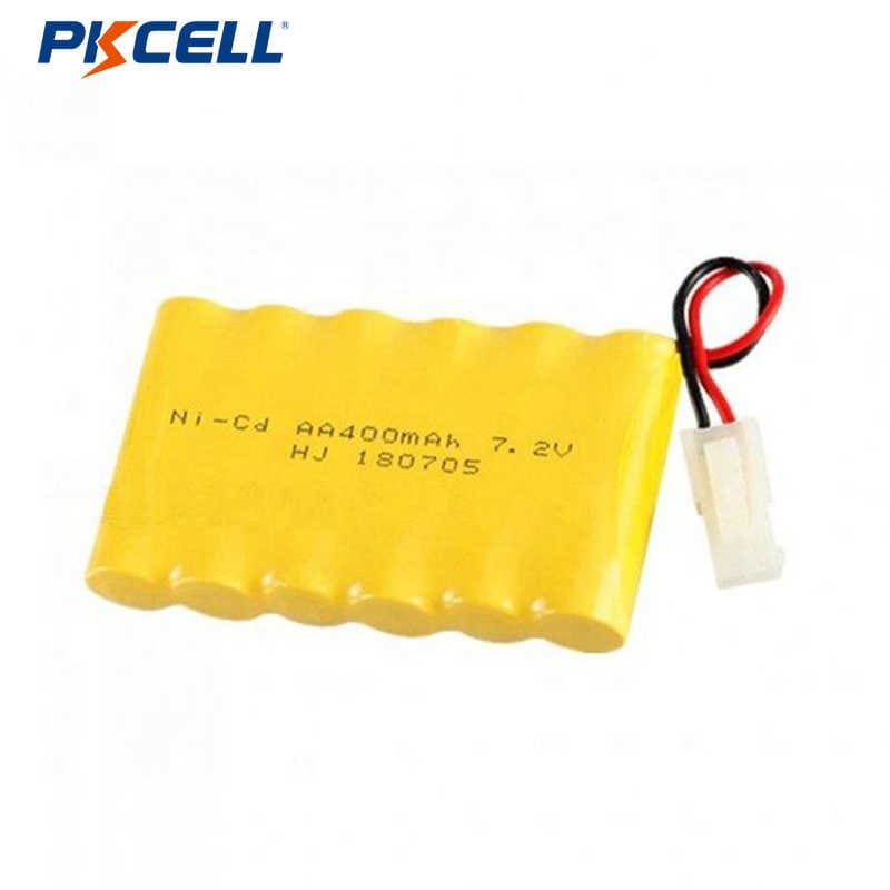 PKCELL NI-CD 7.2V AA 400mAh Rechargeable Battery Pack