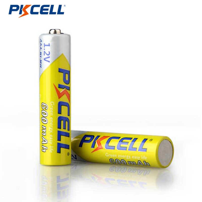 Batteria ricaricabile PKCELL NI-MH 1.2V AA/AAA 600mAh...