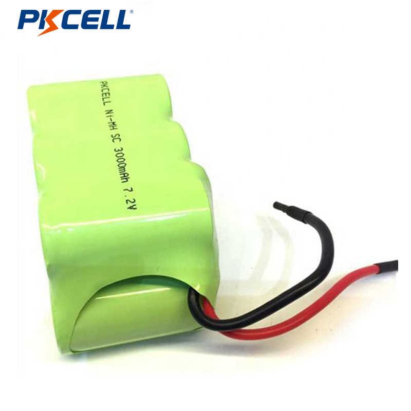 PKCELL Ni-Mh 7.2V SC3000mAh 高品質充電器...