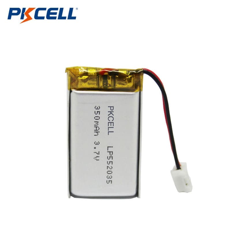 PKCELL 3.7V 350mah LP552035 Lipo Battery Small Size Featured Image