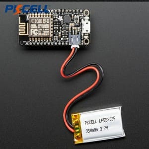 PKCELL 3.7V 350mah LP552035 Lipo Battery Small Size