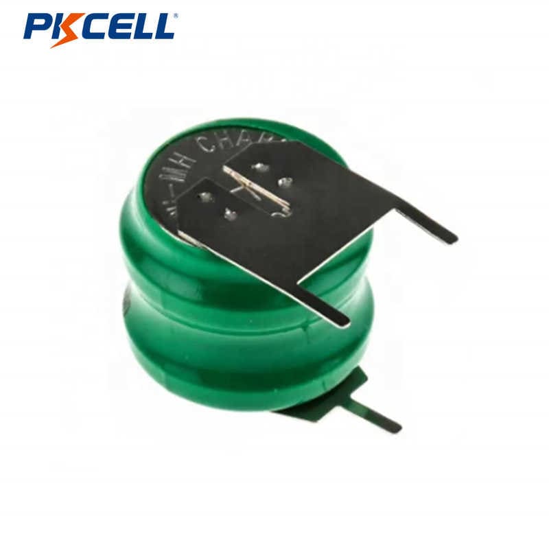 Bateria recarregável 80mah do botão de Pkcell 1.2v 2.4v Ni-MH para ferramentas elétricas