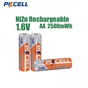NiZn Rechargeable Battery AA/2500mWh Card wrap