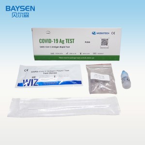 Factory Promotional  single packing Sars-Cov-2 antigen rapid test kit  for Self Test
