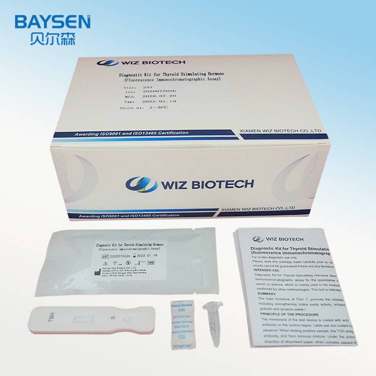 Factory Free sample Fsh Test Kit -  Best-Selling China Manufacture Quality Thyroid Stimulating Hormone TSH Rapid Test Kit – Baysen