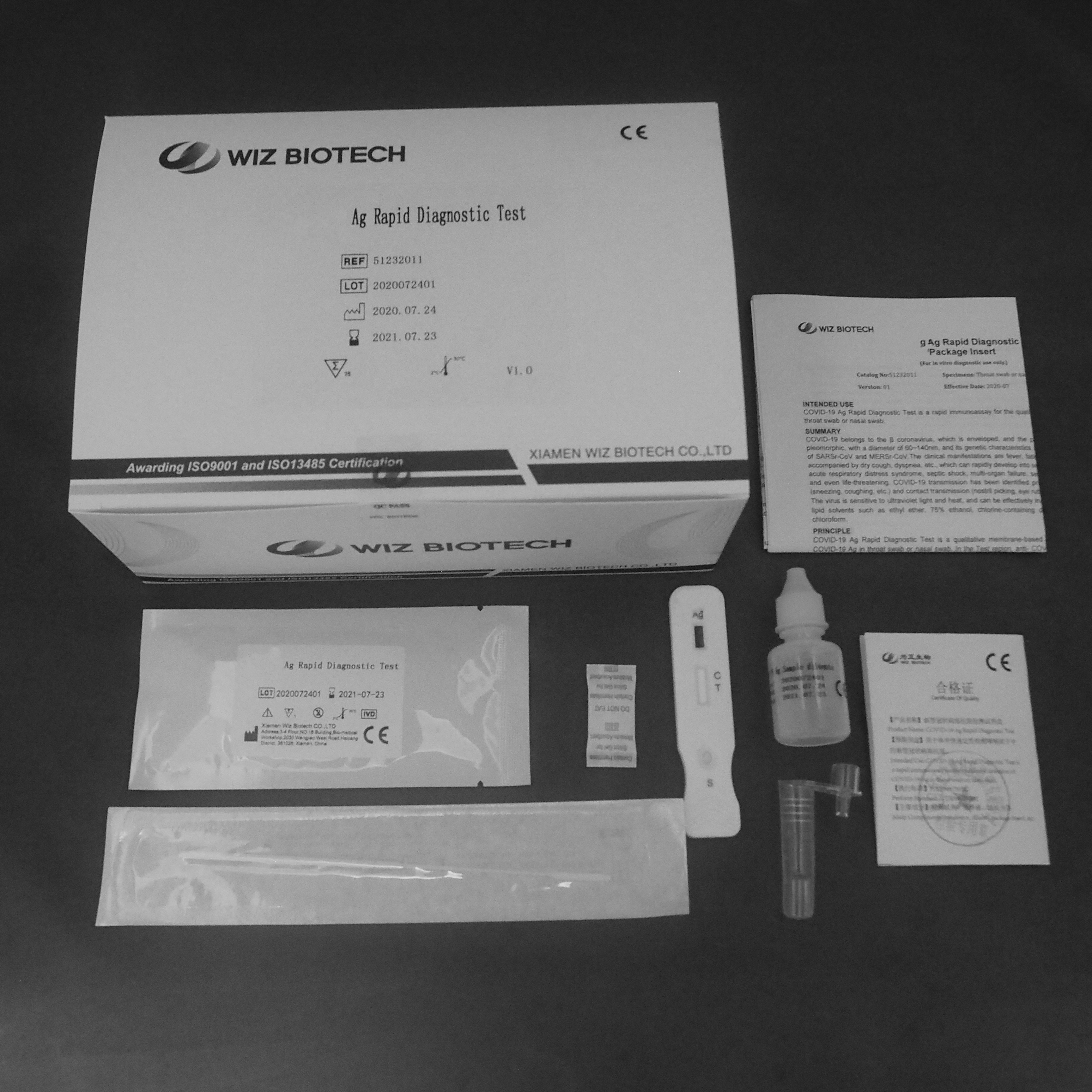 Nouveaux produits : kit de diagnostic covid 19 Ag