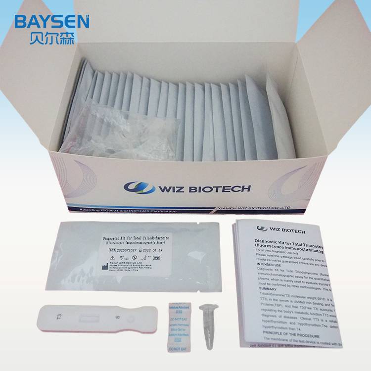 Factory made hot-sale Medical Diagnostic Anti-hcv Test Kits - T3 rapid test Total Triiodothyronine thyroid function test kit – Baysen