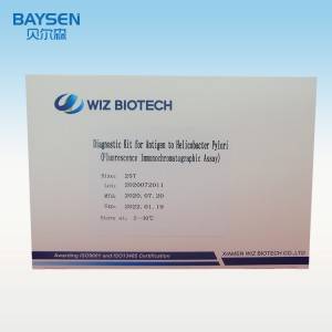 Diagnostic Kit for Antigen to Helicobacter Pylori  (Fluorescence Immunochromatographic Assay)