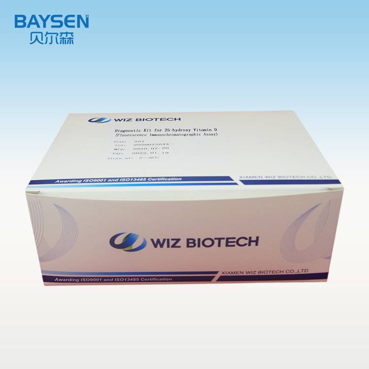 Short Lead Time for Semi-automatic Clia Analyzer -  Diagnostic Kit for 25-hydroxy Vitamin D  (fluorescence immunochromatographic assay) – Baysen