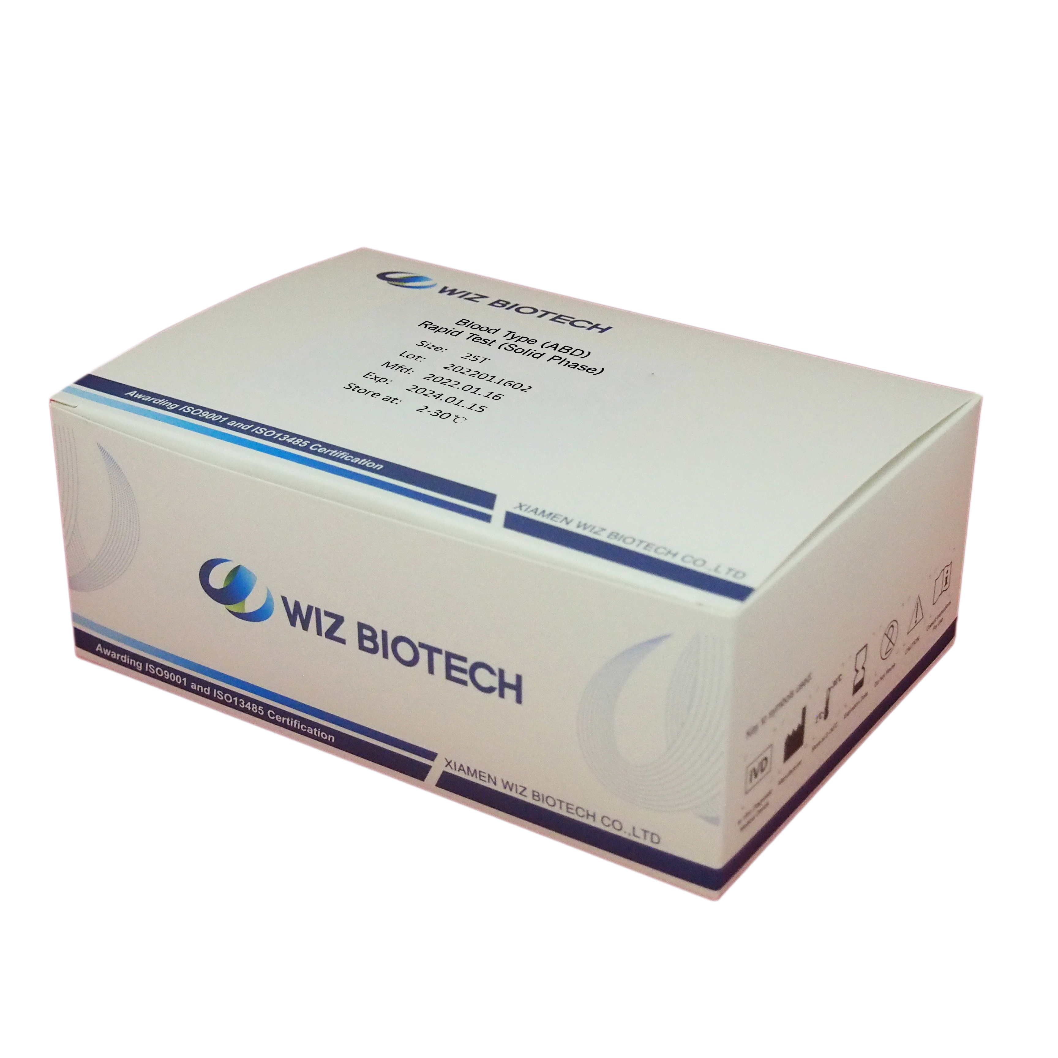 Good quality Hcg Colloidal Gold Rapid Test - High accuracy bood group type screen rapid test kit one step – Baysen