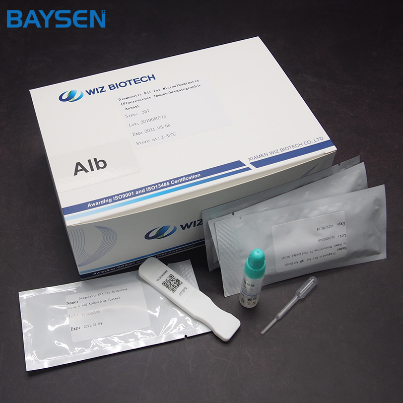 Cheapest Factory Blood Analyzer System - Diagnostic kit for Microalbuminuria （Alb） – Baysen