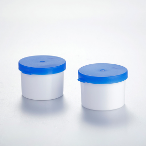 Pengumpulan Spesimen Sampel Plastik Steril Perubatan Sekali Pakai Bekas Urin Najis 60ml