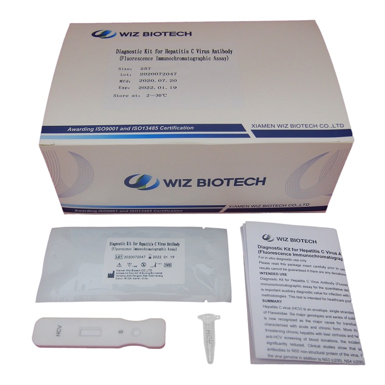 Factory selling Infection Test Hbsag Test Strip - Diagnostic Kit for Hepatitis C Virus Antibody  (Fluorescence Immunochromatographic Assay) – Baysen