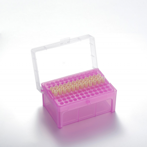 Sterile Filtered Pipette Tips 96 Wells Rack Pipette Tips with Filter
