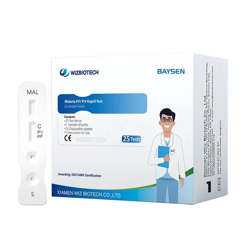 One of Hottest for Serum Calprotectin - Infecious detection Malaria PF PV Rapid Test Colloidal Gold  – Baysen