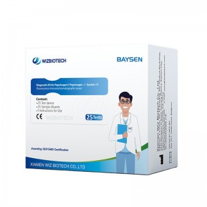 Pepsinogen I Pepsinogen II  and Gastrin-17 Combo rapid test kit