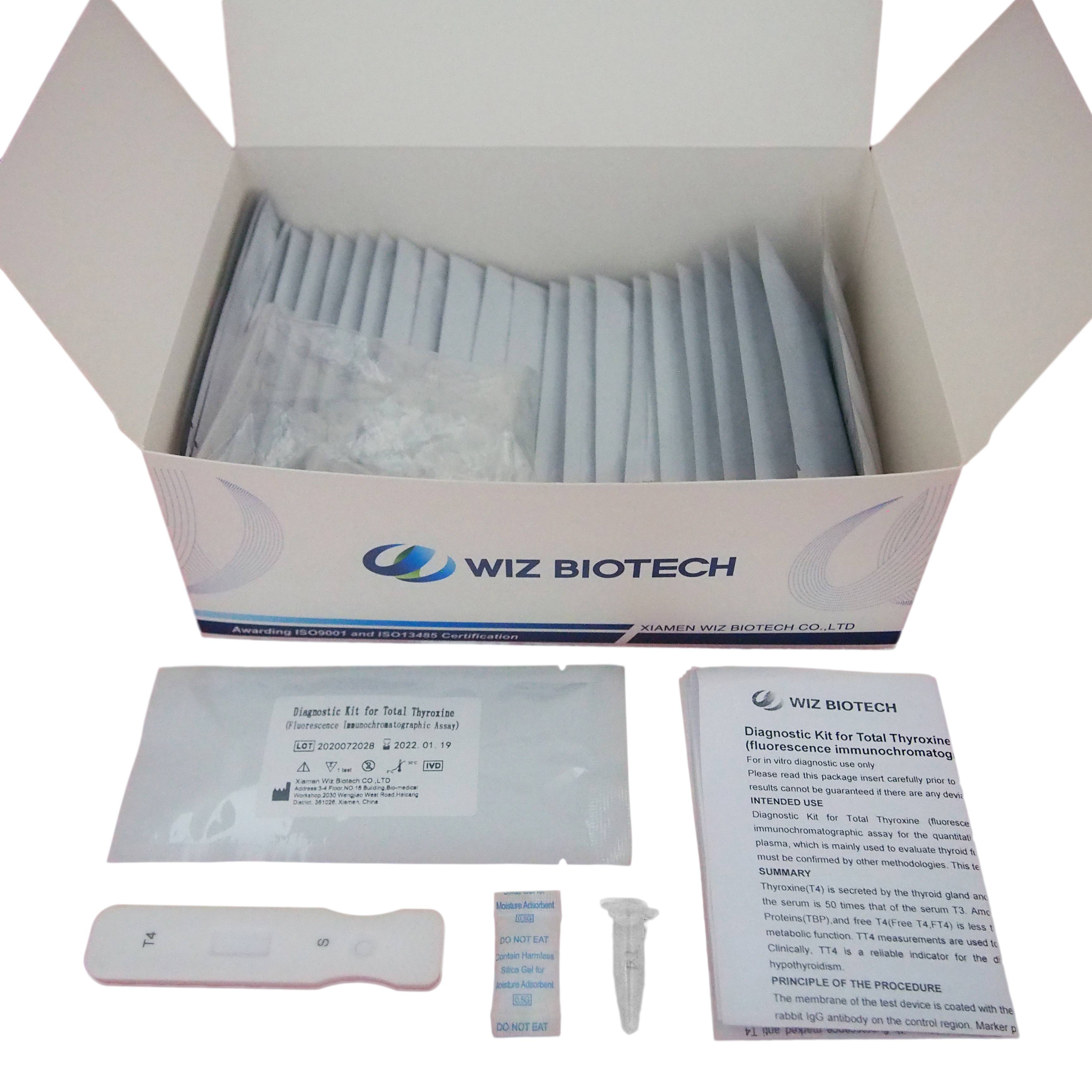 Manufacturer for Portable Diagnostic Machine - One step cheap Diagnostic Kit for Total Thyroxine with buffer – Baysen