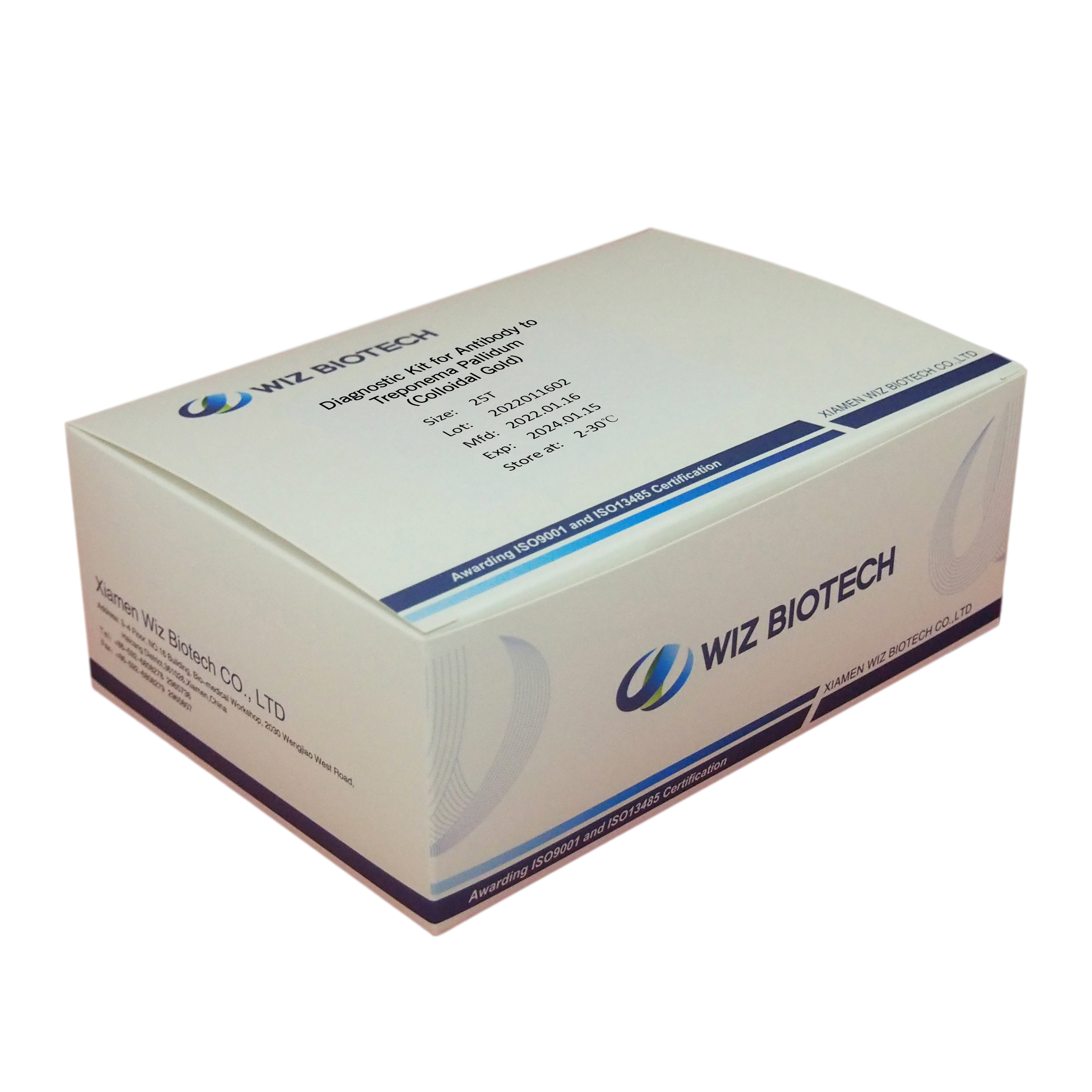 Super Lowest Price Home Test Kit - Diagnostic kit for Anibody to Treponema Pallidum Colloidal Gold  – Baysen