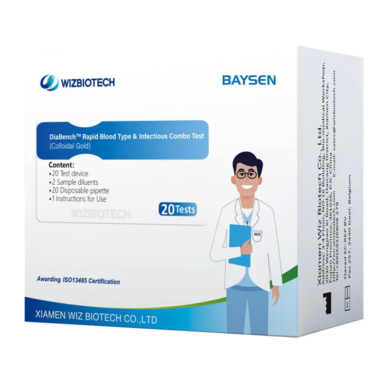Reasonable price T3 Test Kit - Blood type and Infectious combo test kit  – Baysen