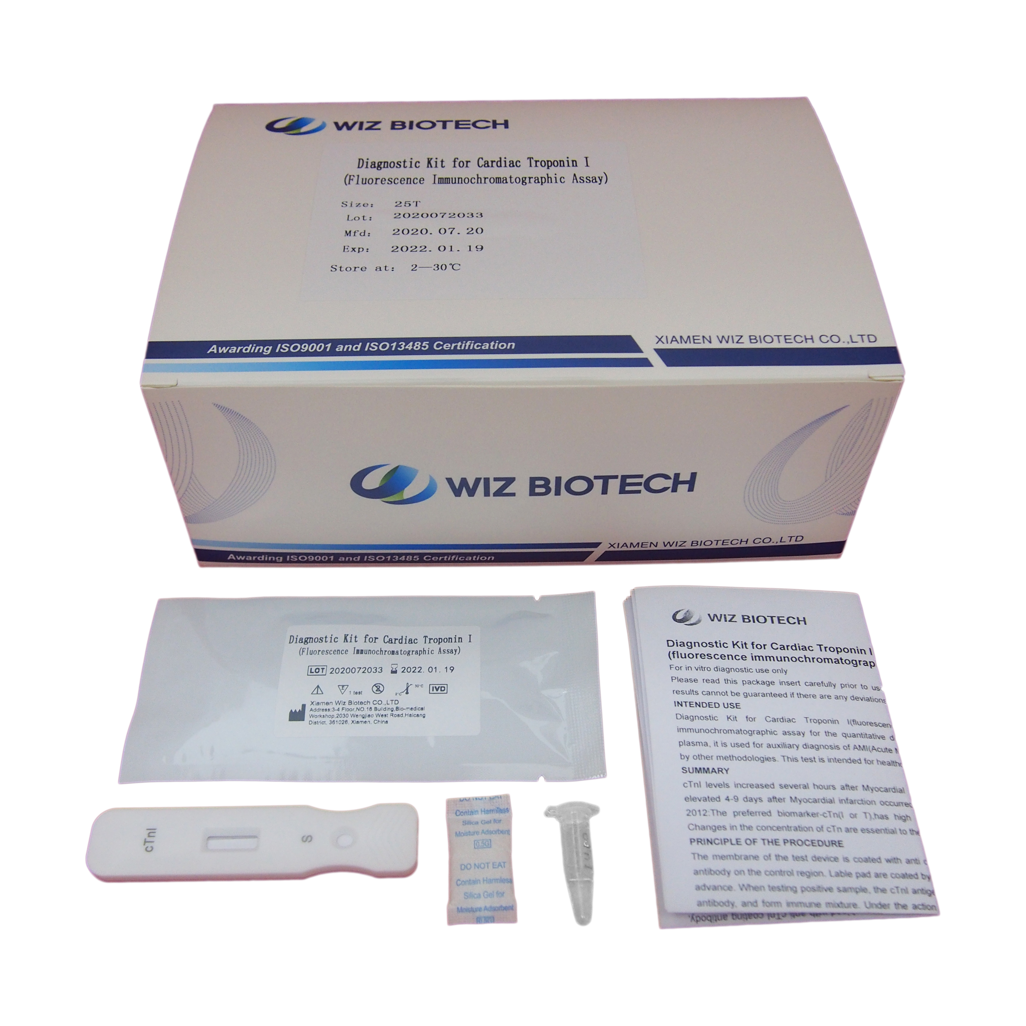 High definition Biochemistry Analyzers - hot sales CK-MB rapid test kit from china factory – Baysen