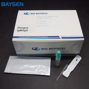 Cheap price Hcg Pregnancy Test Kit Manufacturer - Diagnostic Kit (Colloidal Gold) for IgM/IgG Antibody to Dengue Virus – Baysen