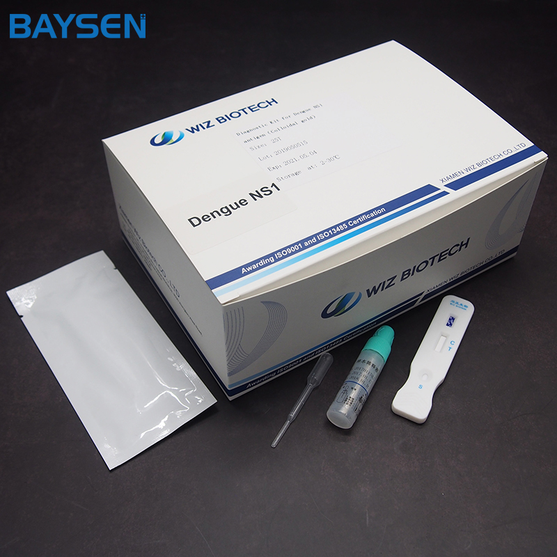 Fixed Competitive Price Micro Albumin Test Urine Glucose Stick - Diagnostic Kit (Colloidal Gold) for Dengue NS1 Antigen – Baysen