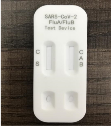 NUWE item: SARS-CoV-2/Griep A/Griep B-antigeen vinnige toets