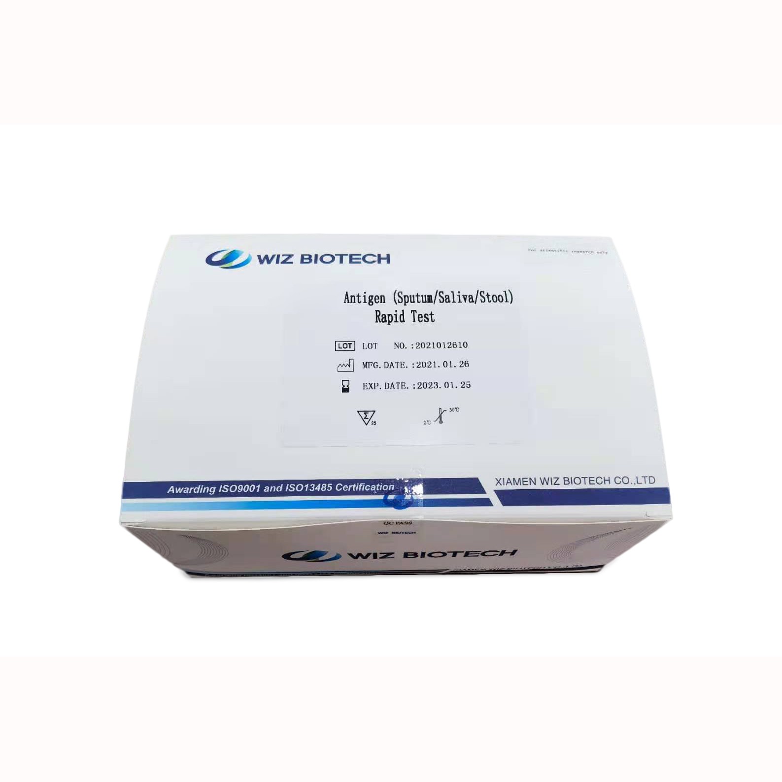 Factory wholesale Good Price One Step Hcg Pregnancy Test Kit/strip -  Saliva Antigen Rapid test kit detect to Covid 19 – Baysen
