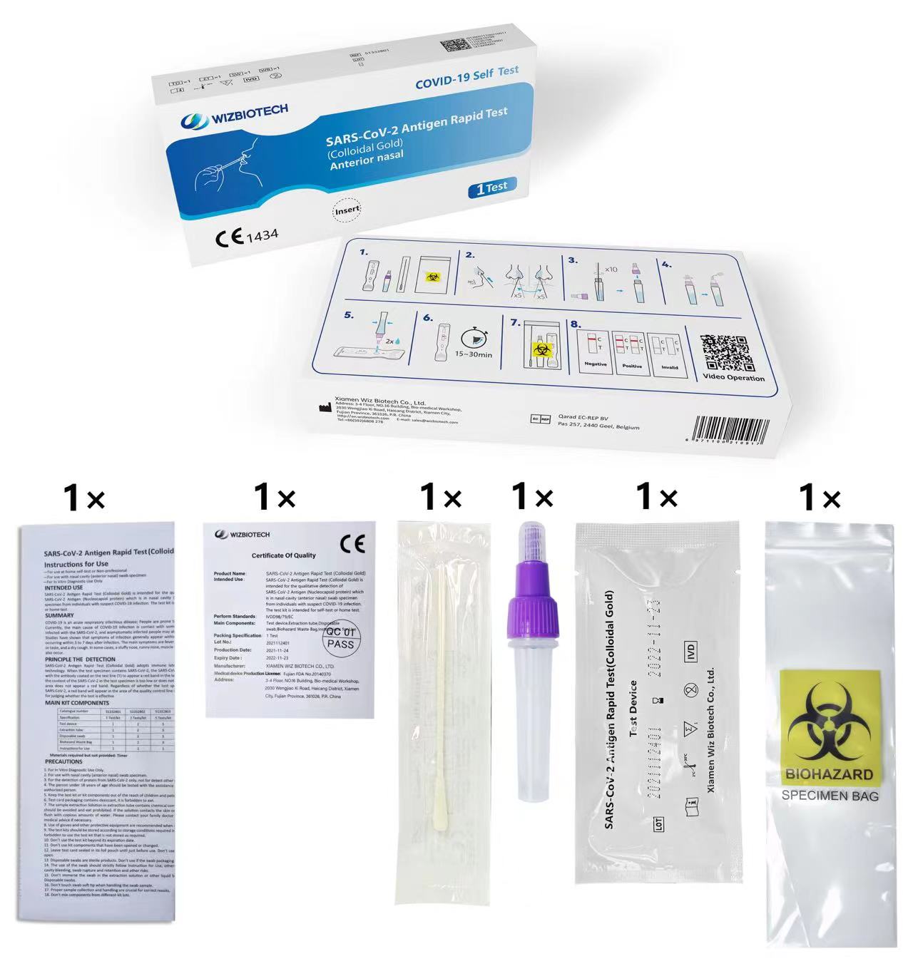 Chinese Professional Mycoplasma Test - Mylasia approved SARS-CoV-2 antigen rapid test kit self testing – Baysen