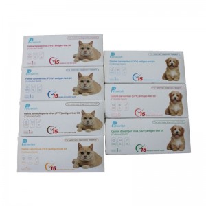 Kolloidales Gold Hunde-Coronavirus-CCV-Antigen-Testkit
