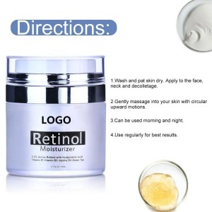 Leading Manufacturer for Organic Anti Aging Anti Wrinkles Night Cream Facial Whitening Brightening