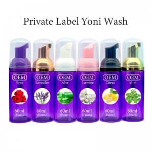 Factory For Herbal Yoni Cleanse Foam Lotion Private Label Yoni Wash Daily Care of Vaginal