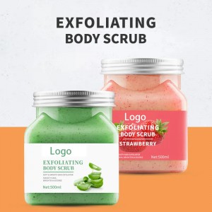 Wholesale OEM Pearoot Rose Soothing and Exfoliate Body Polish Scrub