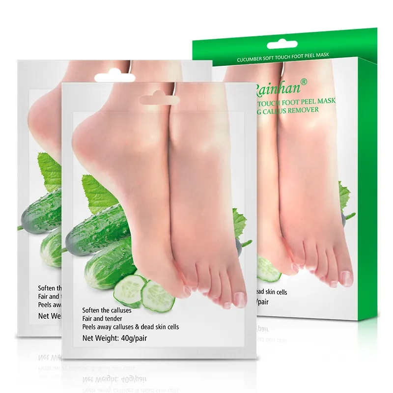 Good quality Private Label Natural Organic Lavender Feet Moisturizing Exfoliating Peeling Collagen Foot Peel Mask