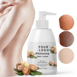Factory wholesale Natural Women 24K Golden Skin Glow Shimmer Whitening Body Lotion