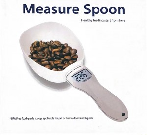 Detachable Digital Pet Food Measuring Spoon
