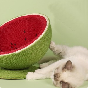 Creative Watermelon Sisal Cat Bed Scratcher Cat Climbing