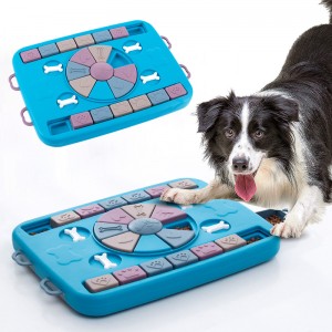 Interactive Dog Enrichment Treat Toys for IQ Training for store, middels små hunder