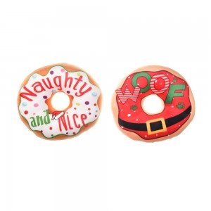 Božićni poklon Squeaky Pas Žvakati Donuts Plišane igračke