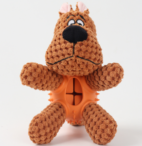 Puppy Interactive IQ խաղալիքների արտահոսքի սնունդը ծամում է լցոնված կենդանիների խաղալիքներ