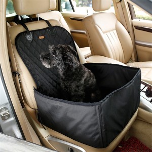 Assento de carro para cães com trela de segurança anti-colapso