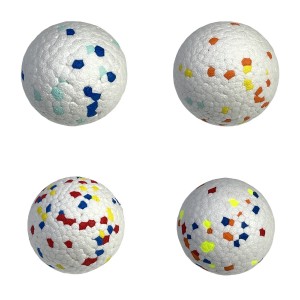 Xoguetes interactivos para cans de bolas resistentes a mordidas de ETPU