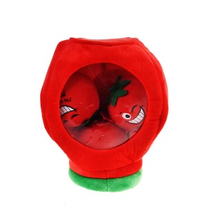 Abahlinzeki Abaphezulu baseChina I-Eco-Friendly Soft Rubber Inja Hlafuna I-Watermelon Pet Bite Toy
