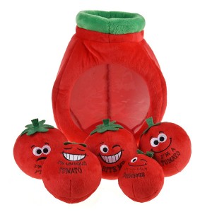Abahlinzeki Abaphezulu baseChina I-Eco-Friendly Soft Rubber Inja Hlafuna I-Watermelon Pet Bite Toy