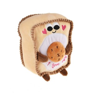 Toast Bread Squeaker Dog Toys