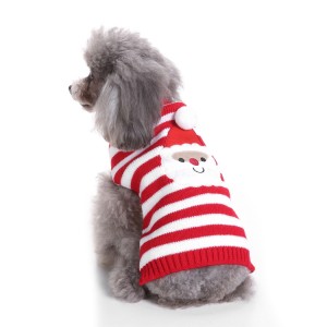 OEM/ODM Cina Rena Pet Lozenge Fashionable Nyaman Inten Pola Haneut Knitted Leuleus Dirancang Good Quality Anjing Sweater