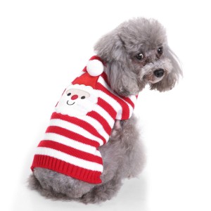 100% Original Plaid Dog Hoodie Pet Clothes Sweaters with Hat